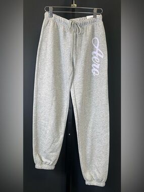 #145- NEW Aeropostale Gray Logo Joggers